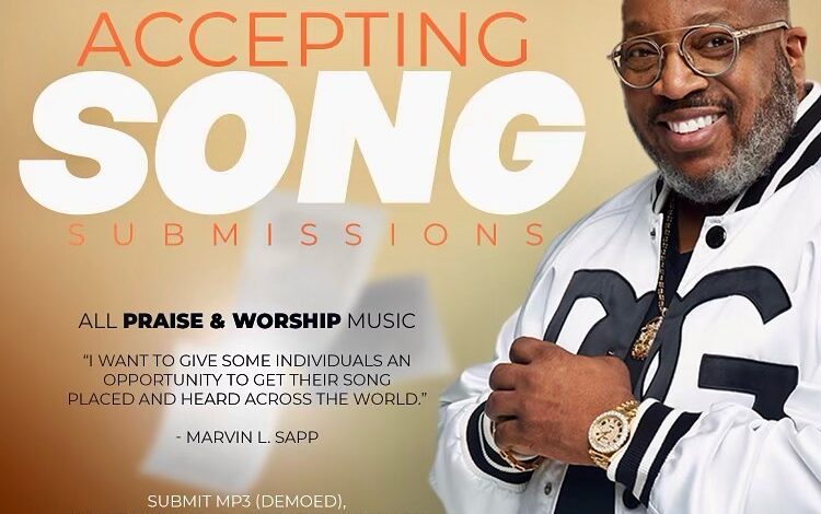 Submit Praise And Worship Music To Bishop Marvin Sapp
